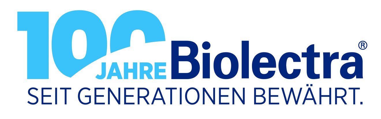 Jubiläums-Logo 100 Jahre Biolectra®